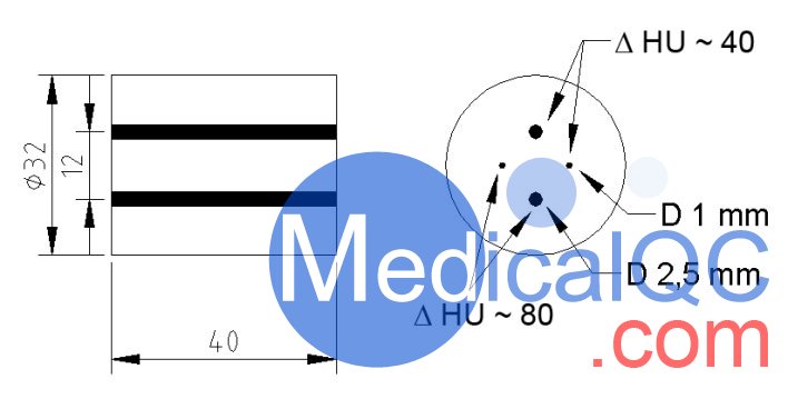 QRM Micro-CT低對(duì)比度模體，QRM-MicroCT-LC低對(duì)比度模體