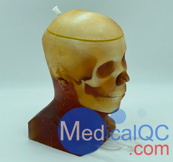HD-C03成人頭模，HD-C03血管造影頭模，HD-C03頭部模體實(shí)拍圖